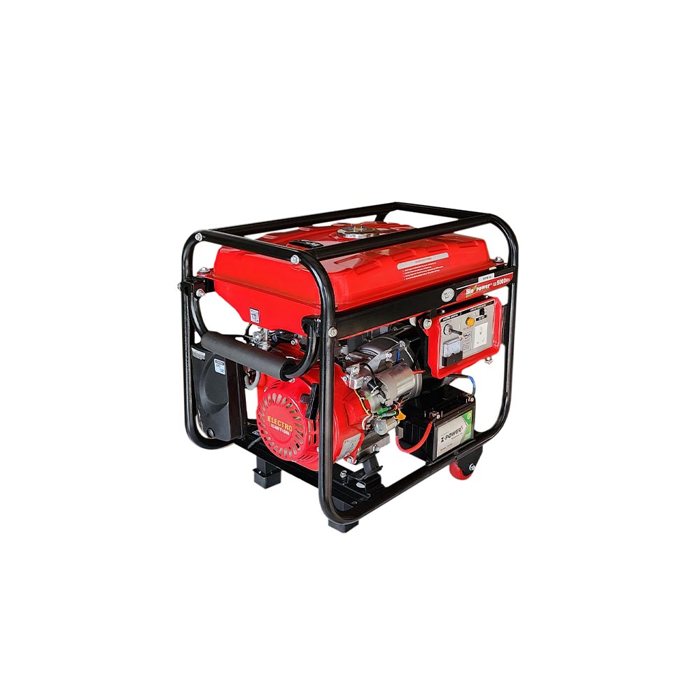 5 KVA Light Weight Portable Generator, Recoil & Self Start, Model GE-5000RS